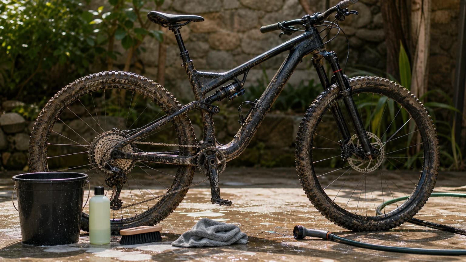 Cómo lavar una MTB sin dañar la transmisión ni los rodamientos