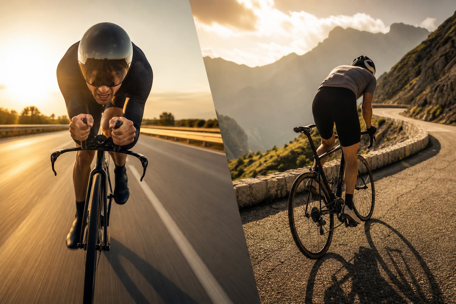 Diferencias entre un ciclista sprinter y un escalador